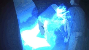 Archer intercepting True Assassin's attack.