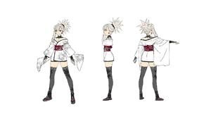 Berserker Musashi in Fate/Samurai Remnant material, illustrated by Hirokazu Koyama.