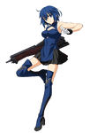 Powered Ciel in Melty Blood: Type Lumina.