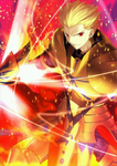 Archer Stage 4 in Fate/Grand Order, illustrated by Takashi Takeuchi.