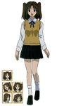 Satsuki Yumizuka en la adaptación animada de Tsukihime.