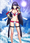 Tercera ascensión de Ruler en Fate/Grand Order, ilustrado por Mineji Sakamoto.