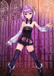 Caster Stage 1 in Fate/Grand Order, illustrated by MatsuRyuu.