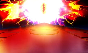 Chính diện khe hở không gian.