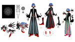 Caster in Fate/Samurai Remnant material, illustrated by pako.