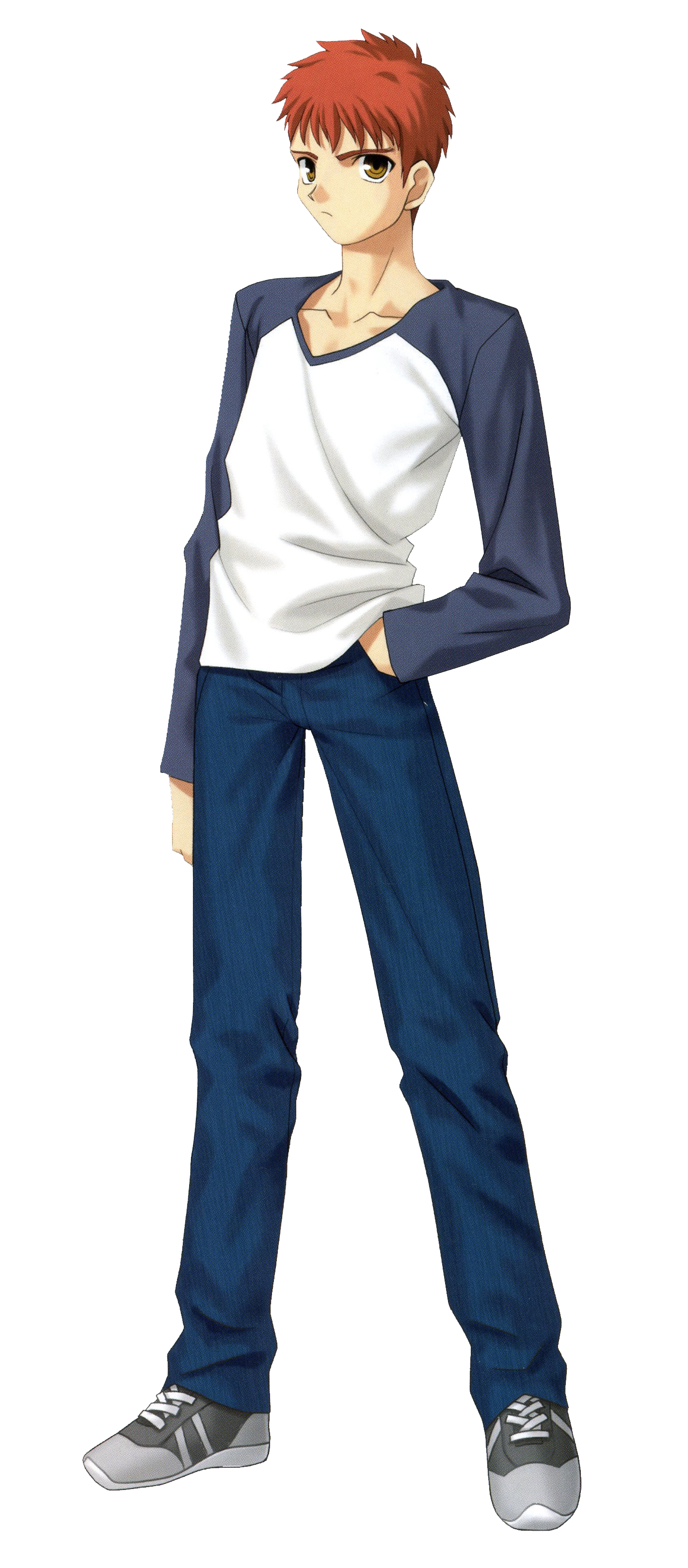 Hot anime Fate stay night Fate UBW character Emiya Shirou cosplay t shirt  long sleeve anime t shirt ac297 - AliExpress
