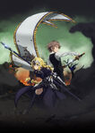 Hình quảng cáo Fate/Apocrypha của A-1 Pictures , minh họa bởi Yū‏‎kei Yamada.