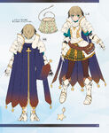 Primer Arte conceptual de la tercera ascensión de Lancer en Fate/Grand Order material IX.