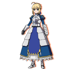 Lerche'sWP character sheet of Artoria in Fate/Grand Carnival.