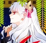 Philia's side-view appearance in Fate/strange Fake Vol. 6, illustrated by Shidzuki Morii.