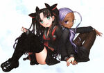 Rin and Rani sitting together by Arco Wada from Fate/EXTRA material WADARCO Illustrations