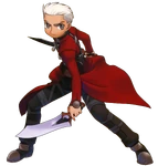 Archer in Fate/tiger colosseum, illustrated by Yukio Hirai.