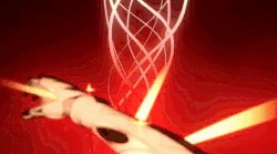 Bedivere revealing Airgetlam's true form as the Lion King's version of Excalibur.