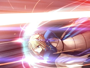 Saber charging through Caster's spells.
