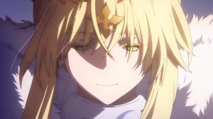 El Rey León recuerda y felicita a Bedivere.