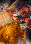 Cuarta ascensión de Archer en Fate/Grand Order, ilustrado por Ryota-H.
