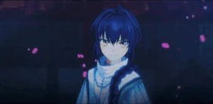 Takeru removing Divine Water from Amenomurakumo.