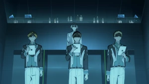 Marisbury giám sát thí nghiệm dung hợp Anh Linh.