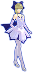 Artoria's "Pure Night Dress" Costume in Fate/EXTELLA.