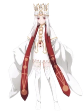 Illya wearing the Dress of Heaven in Heaven's Feel - III. Spring Song.