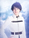 Ritsuka Fujimaru portrayed by Ryō Saeki in Fate/Grand Order THE STAGE - Divine Realm of the Round Table: Camelot Replica; Agateram stage adaptation