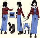 Обзор Шики в Kara no Kyoukai от Ufotable, обычная одежда Шики до комы.