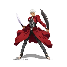 Archer in The Alchemist Code x Fate/stay night [Unlimited Blade Works] collaboration.