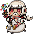 Altera the San(ta) in Fate/Pixel Wars, illustrated by Riyo.