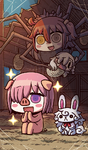 The Quiet & Reserved Pig (慎ましき豚, Tsutsumashiki Buta?) in Fate/Grand Order, illustrated by Riyo.