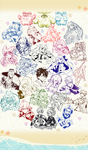 Southern Island's Festival (南の島のフェスティバル, Minami no Shima no Fesutibaru?) in Fate/Grand Order (male variant), illustrated by multiple artists.