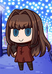 April Fools' Day portrait of Aoko Aozaki Fate/Grand Order, illustrated by Riyo.