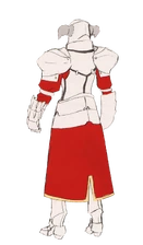 Original Design (Rear) in Character material