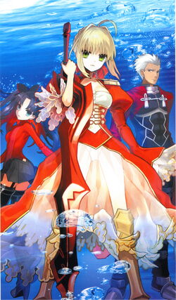 Rin Tohsaka Fate Extra Type Moon Wiki Fandom