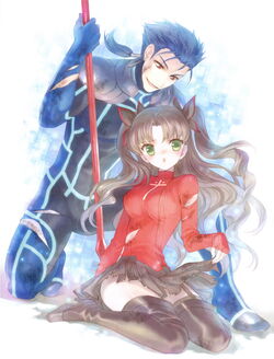 Rin Tohsaka Fate Extra Type Moon Wiki Fandom