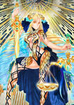 Ruler Stage 2 in Fate/Grand Order, illustrated by Toh Azuma.