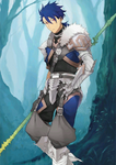 Lancer Stage 2 in Fate/Grand Order, illustrated by Nakahara.