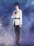 Ritsuka Fujimaru portrayed by Ryō Saeki in Fate/Grand Order THE STAGE - Divine Realm of the Round Table: Camelot Replica; Agateram stage adaptation