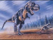 Tyrannosauripus was orginally thought to be a creature similar to Tyannosaurus