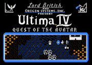 U4 Title Atari8bit