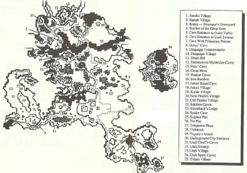 Savage Empire-map