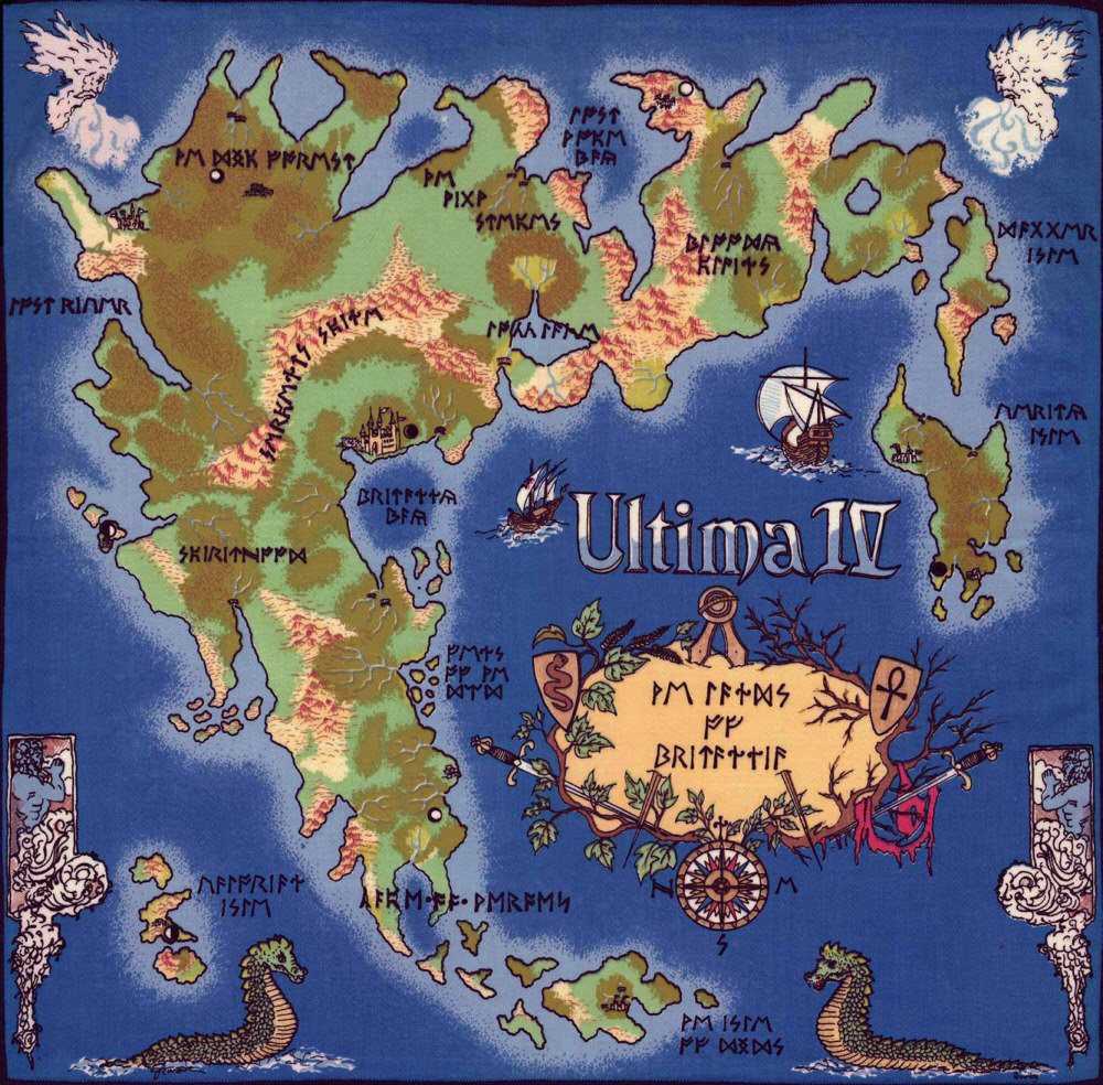 Где найти схему затерянного моря Talk:Ultima IV Map of Britannia Editable Codex Fandom