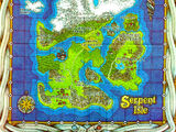 Ultima VII Part Two Map of Serpent Isle