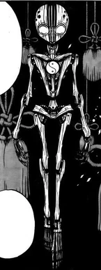 A Karakuri Dôji's skeleton