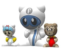 홋카이도 닛폰햄 파이터즈 마스코트 커비 더 베어 로고 모음 Hokkaido Nippon-Ham Fighters Mascot Cubby  The Bear Assortment Logo Vector