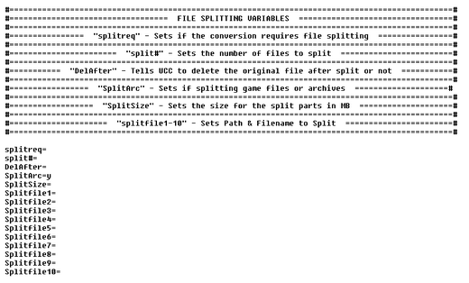 FileSplitting