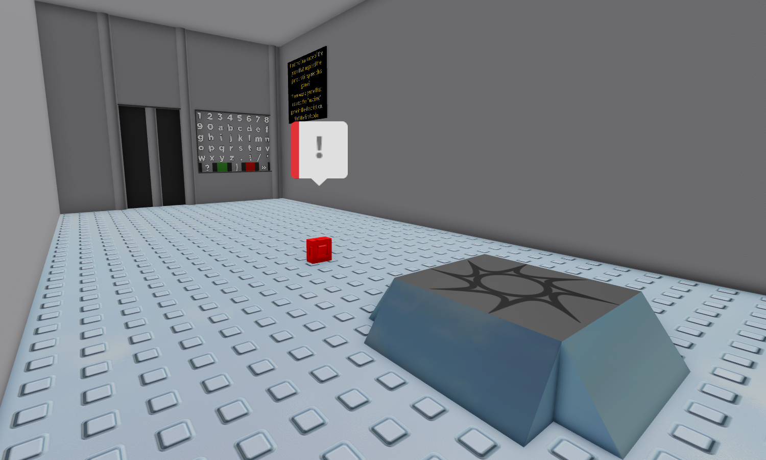 A puzzle / obby game I made. Push the blocks places / hidden