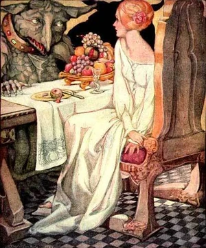 Illustration for Beauty and the Beast