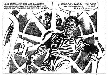 The villain from a  story, 1960s