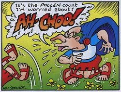 Julius Sneezer in the final print issue of The Dandy.