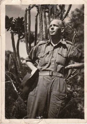 Major Eric Hebden in Malasia, late 1940s